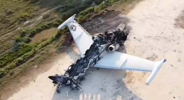 Venezuela destruye avión invasor proveniente de México