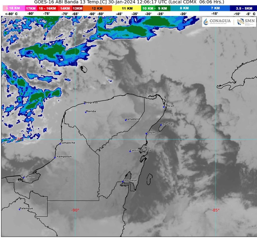 Clima hoy en Cancún y Quintana Roo: Lluvias aisladas