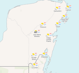 Clima para hoy en Cancún y Quintana Roo: Ambiente cálido 