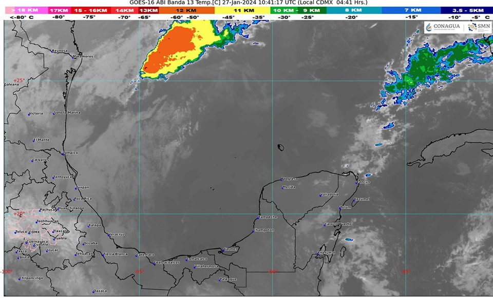 Clima para hoy en Cancún y Quintana Roo nublado y con lluvias (2)