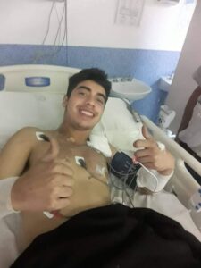 Joven sobrevive a impacto de rayo sufre 20 de quemaduras en su cuerpo