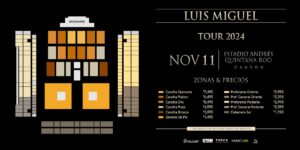 Luis Miguel en concierto en Cancun costo de los boletos y fecha de venta 1