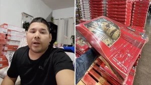 Revendedor se queda con Roscas de Reyes y causa indignacion VIDEO