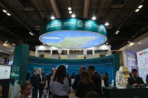 Destacan bondades del Tren Maya en FITUR 2024