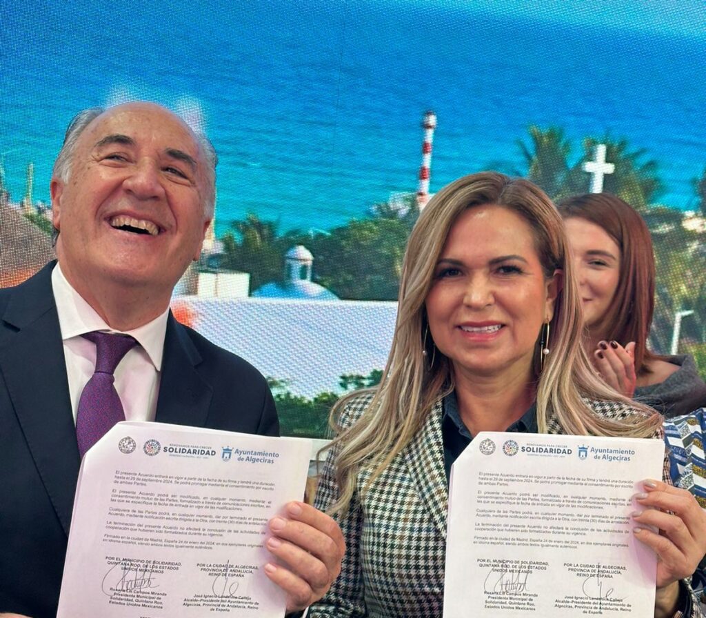 Solidaridad y Algeciras firman primer hermanamiento internacional en Fitur 2024
