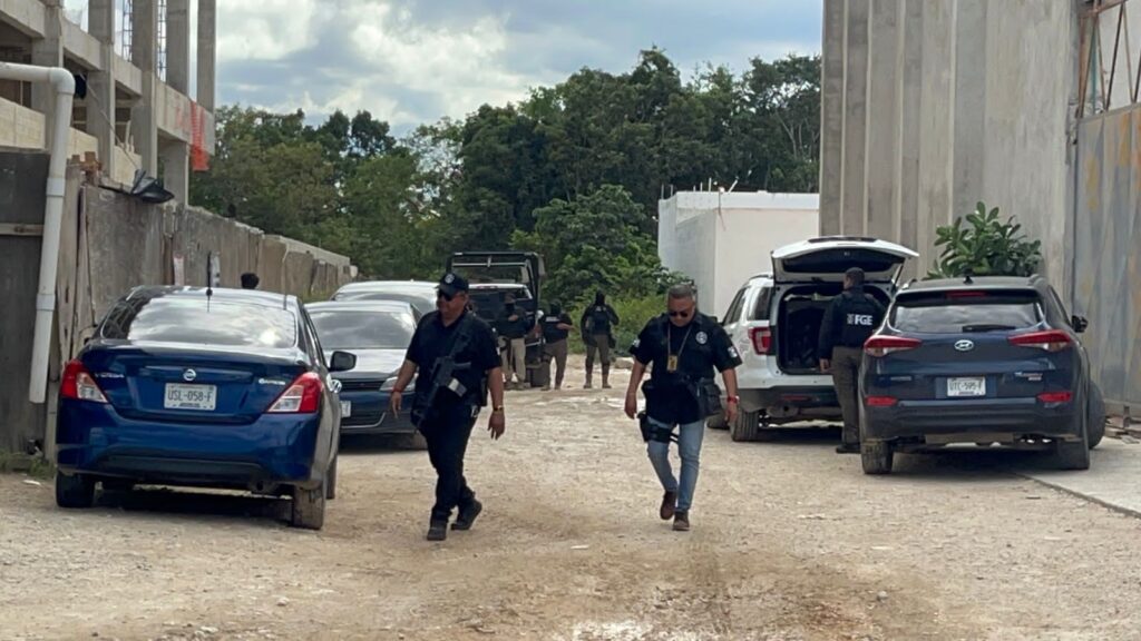 Operativo en Obra de Bonfil, Cancún, vinculada a cuerpos desmembrados