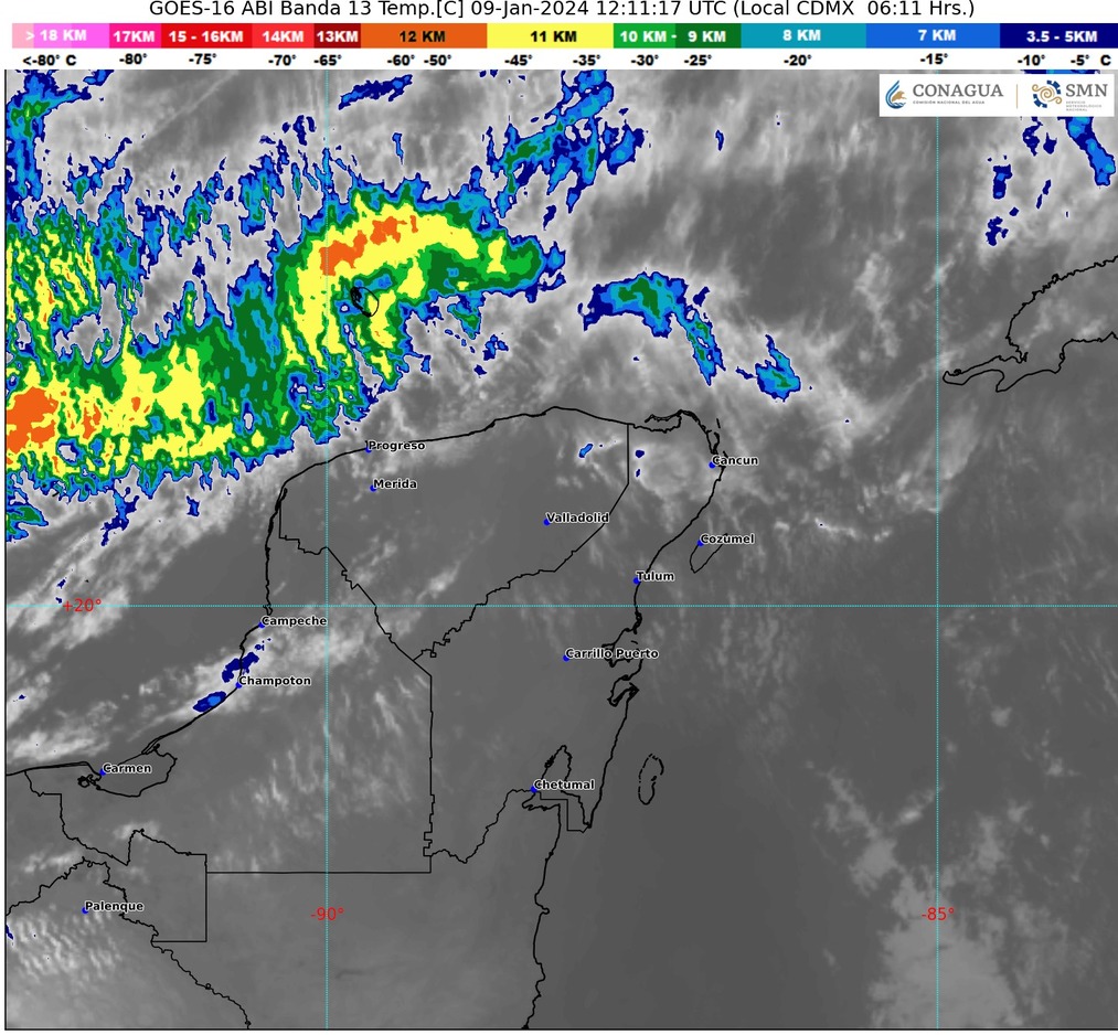 Clima hoy en Cancún y Quintana Roo: Chubascos con evento de "Norte"