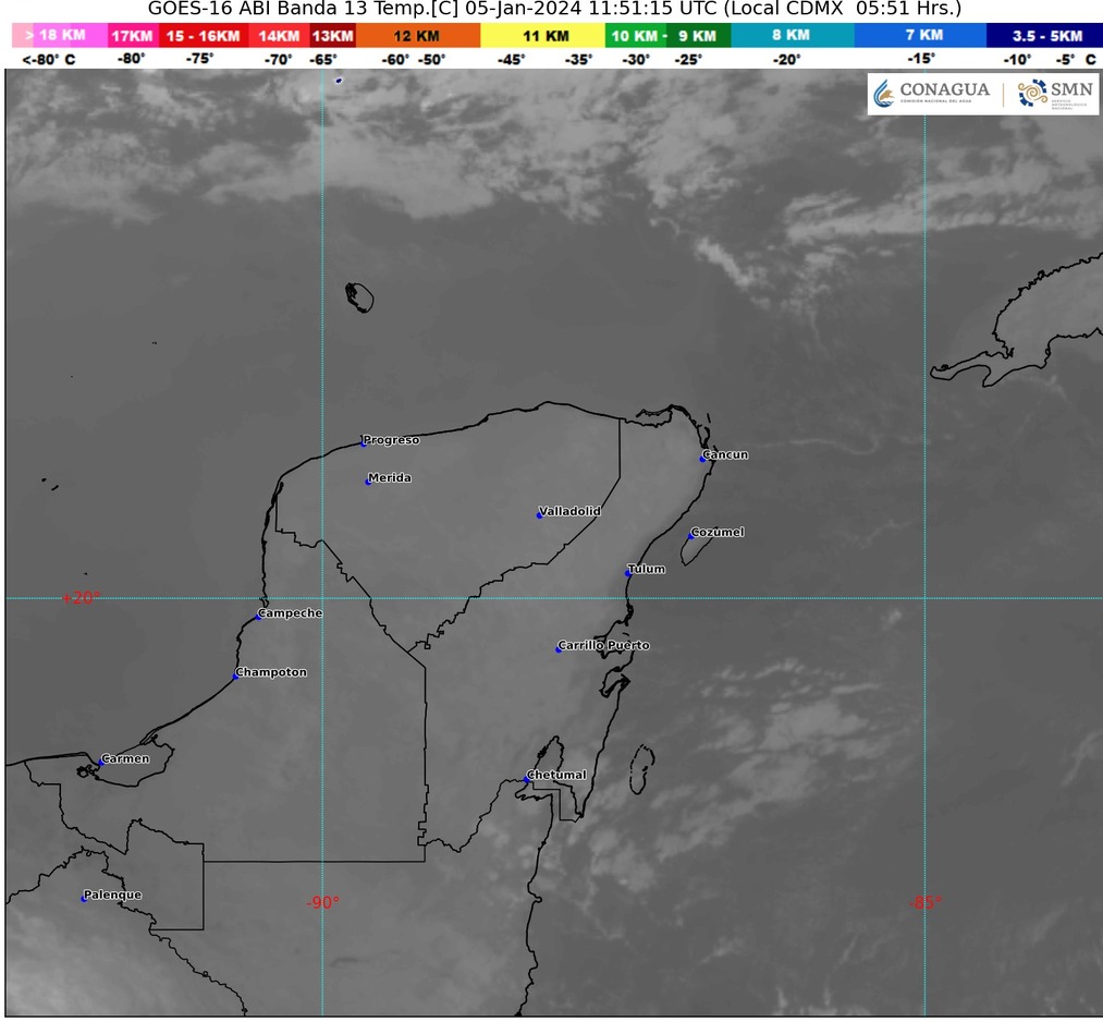 Clima para hoy en Cancún y Quintana Roo: Vientos de surada