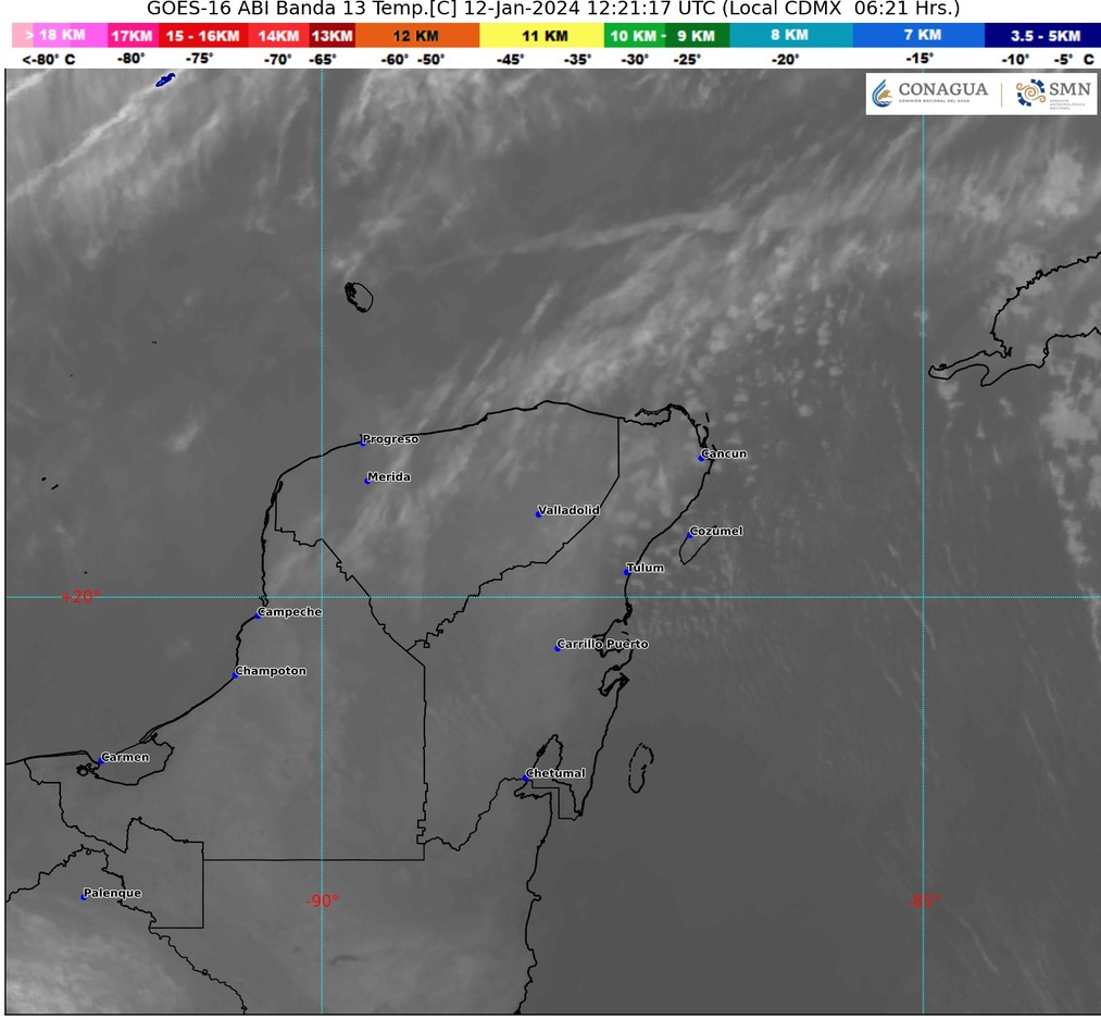 Clima hoy en Cancún y Quintana Roo: Nublado con chubascos