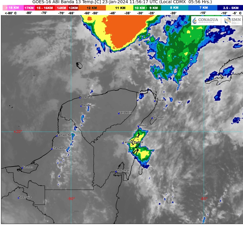 Clima hoy en Cancún y Quintana Roo: Lluvias con descargas eléctricas