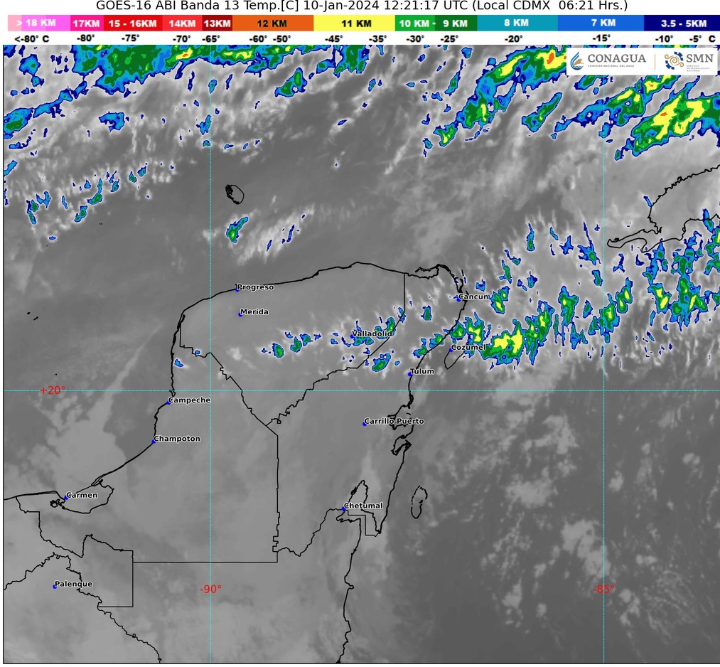 Clima hoy en Cancún y Quintana Roo: Lluvias aisladas