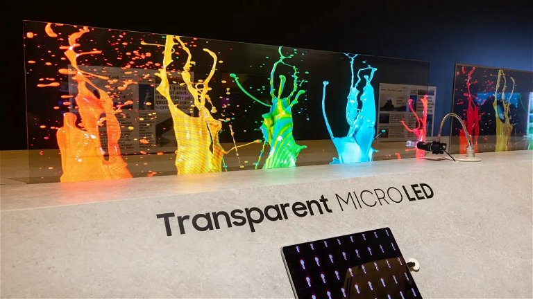 Televisión transparente MicroLED de Samsung es presentada en CES2024