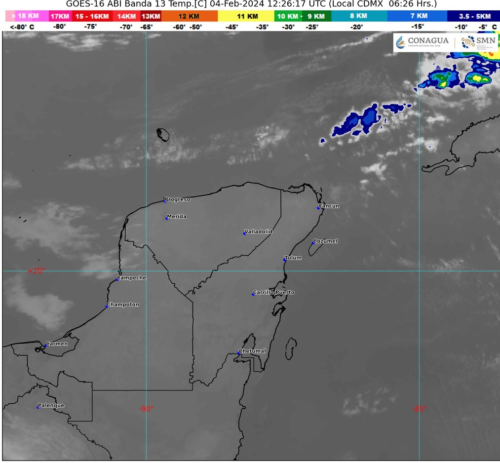 Clima hoy en Cancún y Quintana Roo: Probabilidad de lluvias