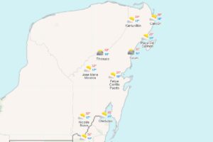 Clima para hoy en Cancun y Quintana Roo nublado y pocas probabilidades de lluvias 2