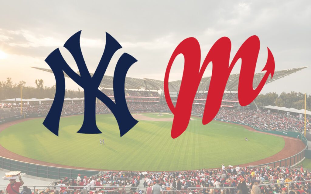 Confirman visita de los Yankees a los Diablos del México para marzo de 2024