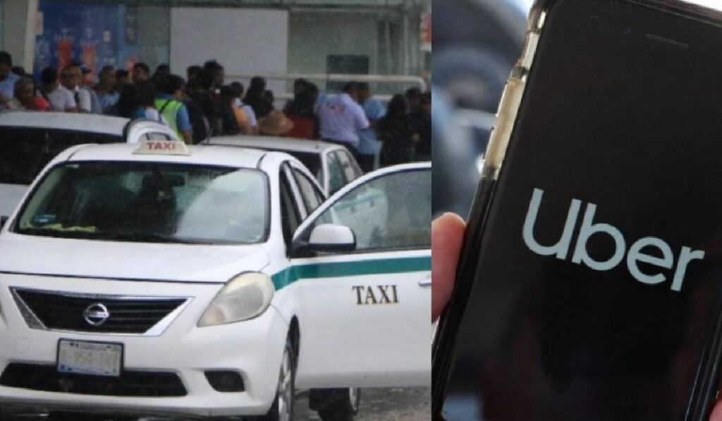 Exhiben a taxista de Cancún haciéndose pasar por conductor de Uber (VIDEO)