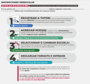 Proceso de inscripción de la SEQ a educación primaria y secundaria PASO A PASO 