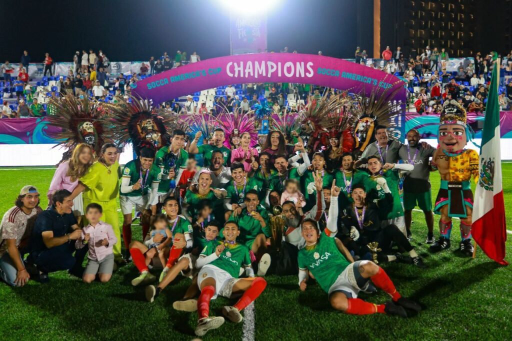 México Campeón de la Copa América Socca Cancún 2024 tras vencer a Hungría
