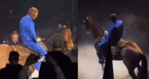Pepe Aguilar asegura que se vio mal Bad Bunny montando a caballo
