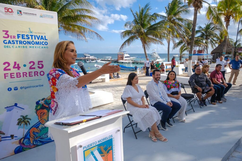 Tercer Festival Gastronómico del Caribe Mexicano inaugurado por Mara Lezama