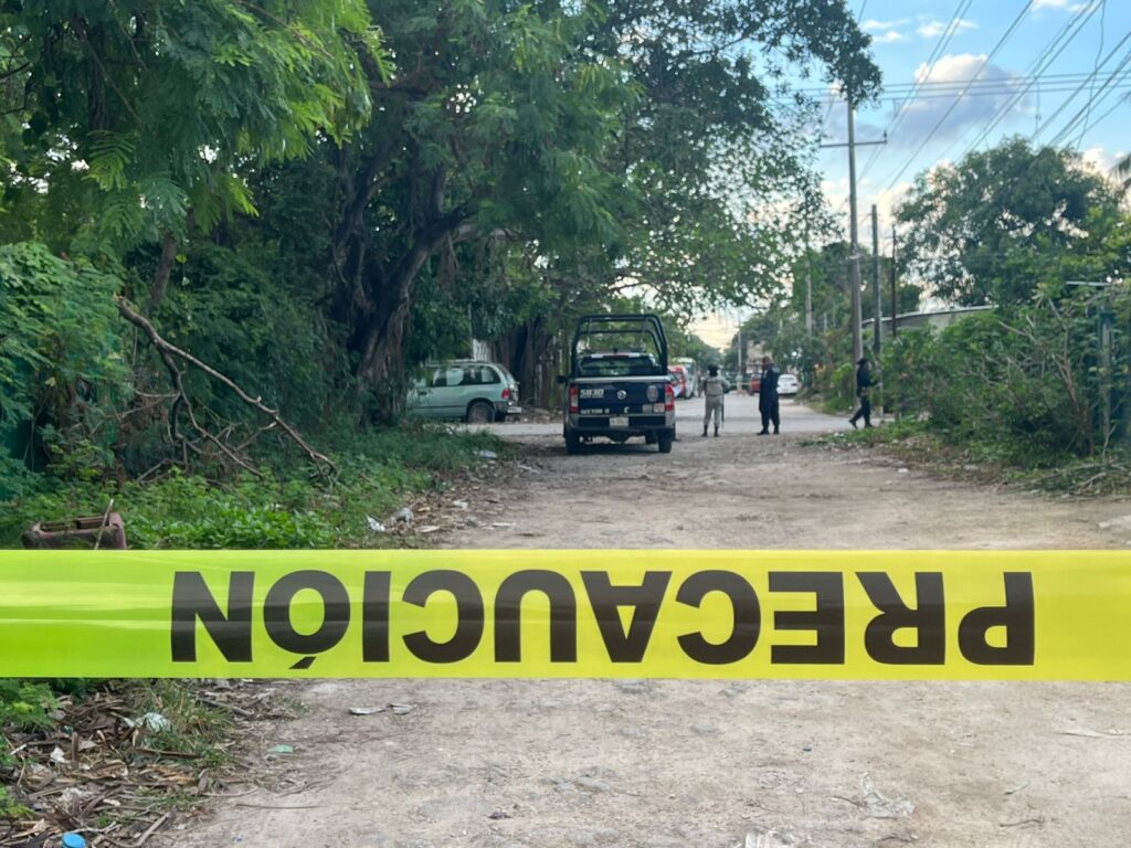 Ejecutan a hombre en colonia Rancho Viejo, Cancún