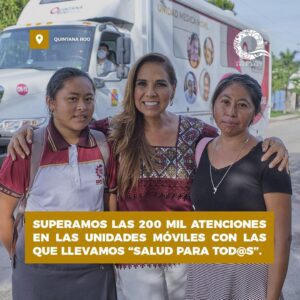 “Salud para Tod@s” logra en Quintana Roo más de 200 mil atenciones médicas