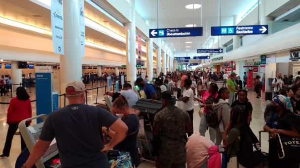 Buscan mejorar la seguridad de población y turistas en aeropuerto de Cancún
