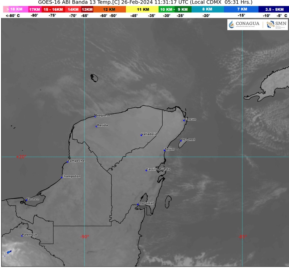 Clima hoy en Cancún y Quintana Roo: Lluvias aisladas