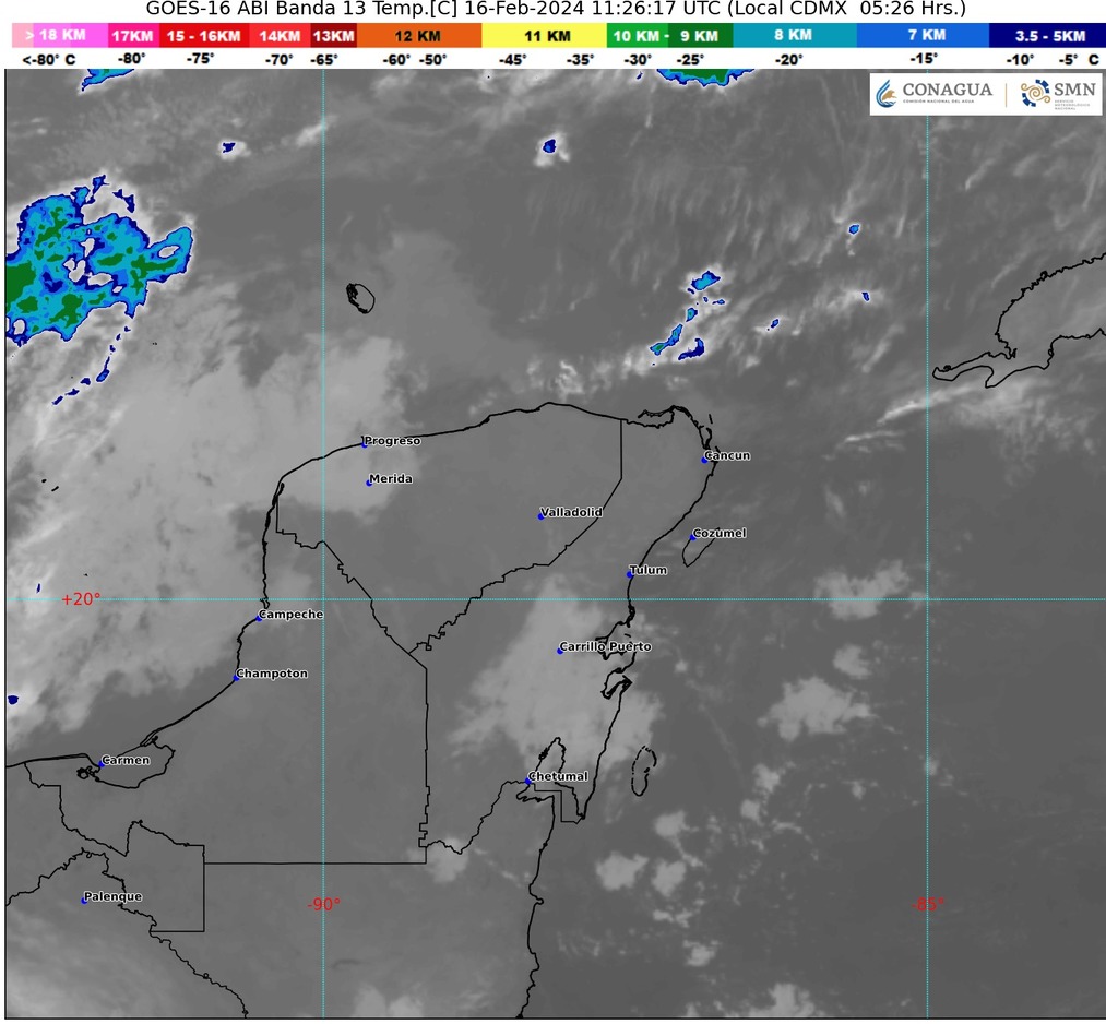 Clima hoy en Cancún y Quintana Roo: Posibles chubascos