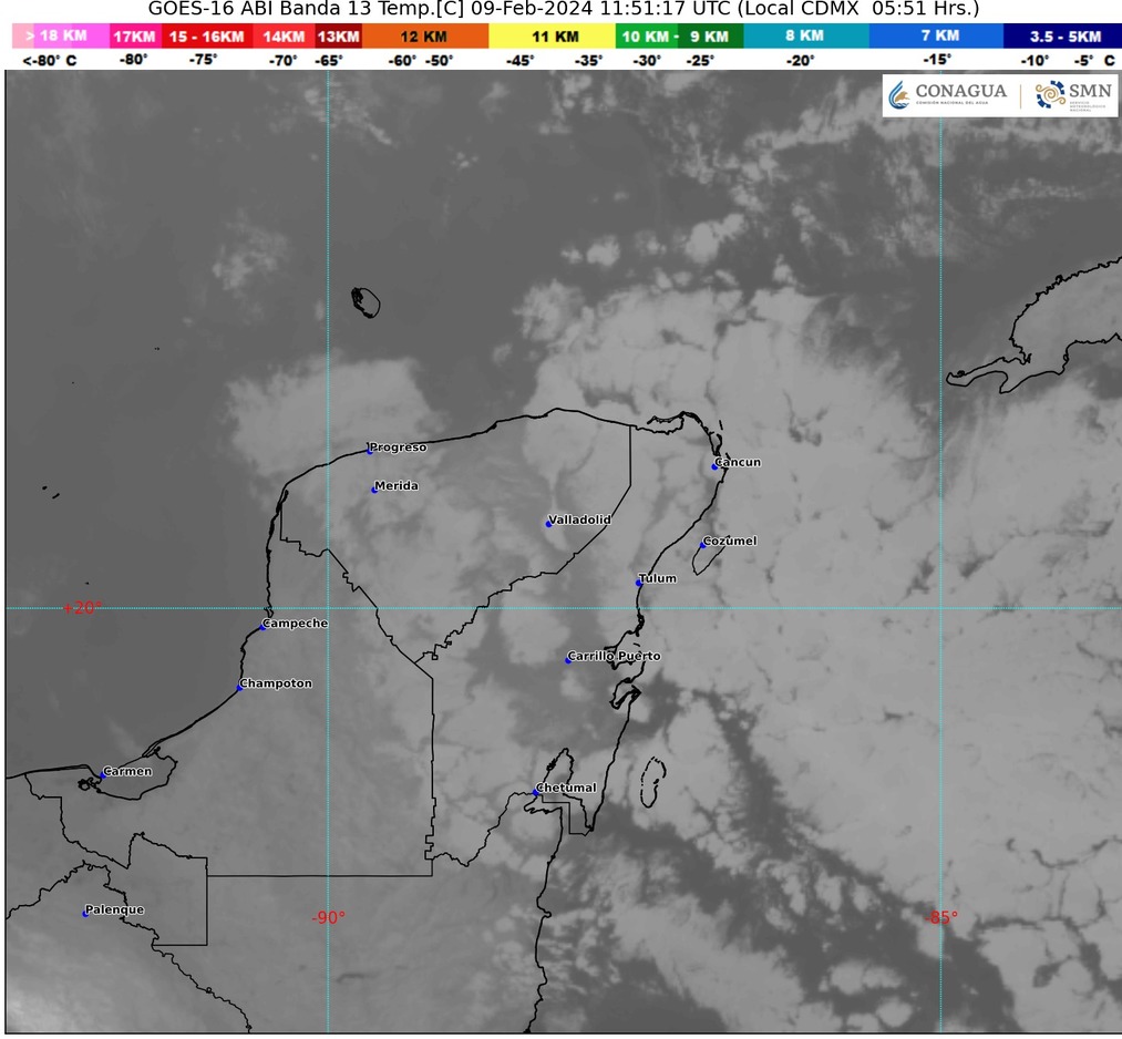 Clima hoy en Cancún y Quintana Roo: Vientos de surada