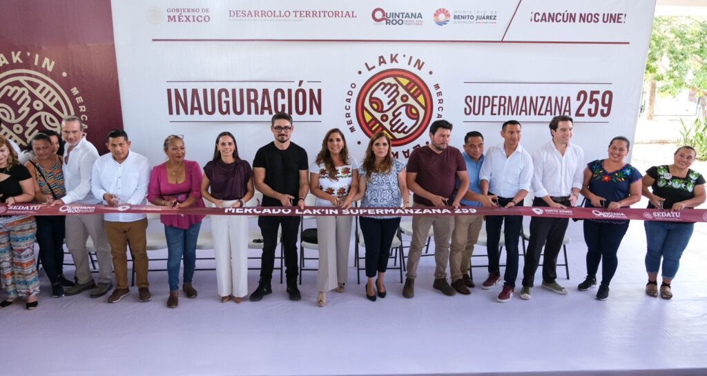 "Inauguración del Mercado Lak´in en Cancún: Un Espacio integral para la comunidad