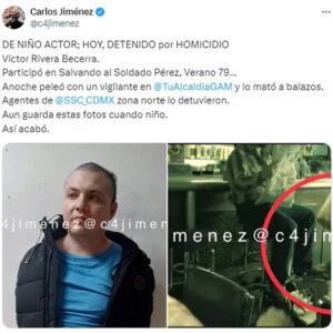 Actor de “Salvando al soldado Pérez” es detenido por homicidio