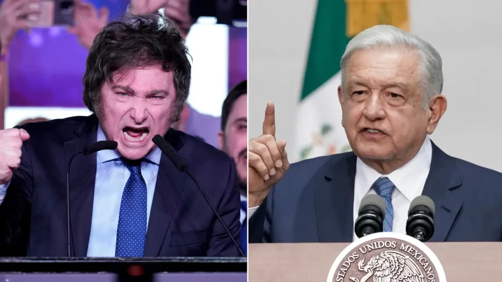 AMLO es criticado por Javier Milei y Presidente de México le responde