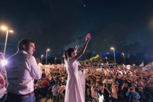 Claudia Sheinbaum se pronuncia contra la privatización del agua en Cancún