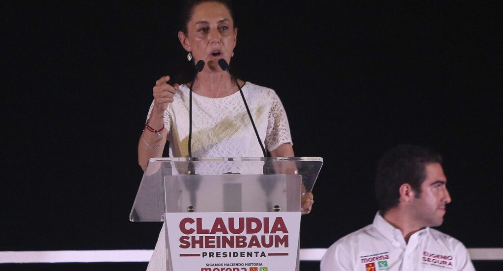 Claudia Sheinbaum se pronuncia contra la privatización del agua en Cancún