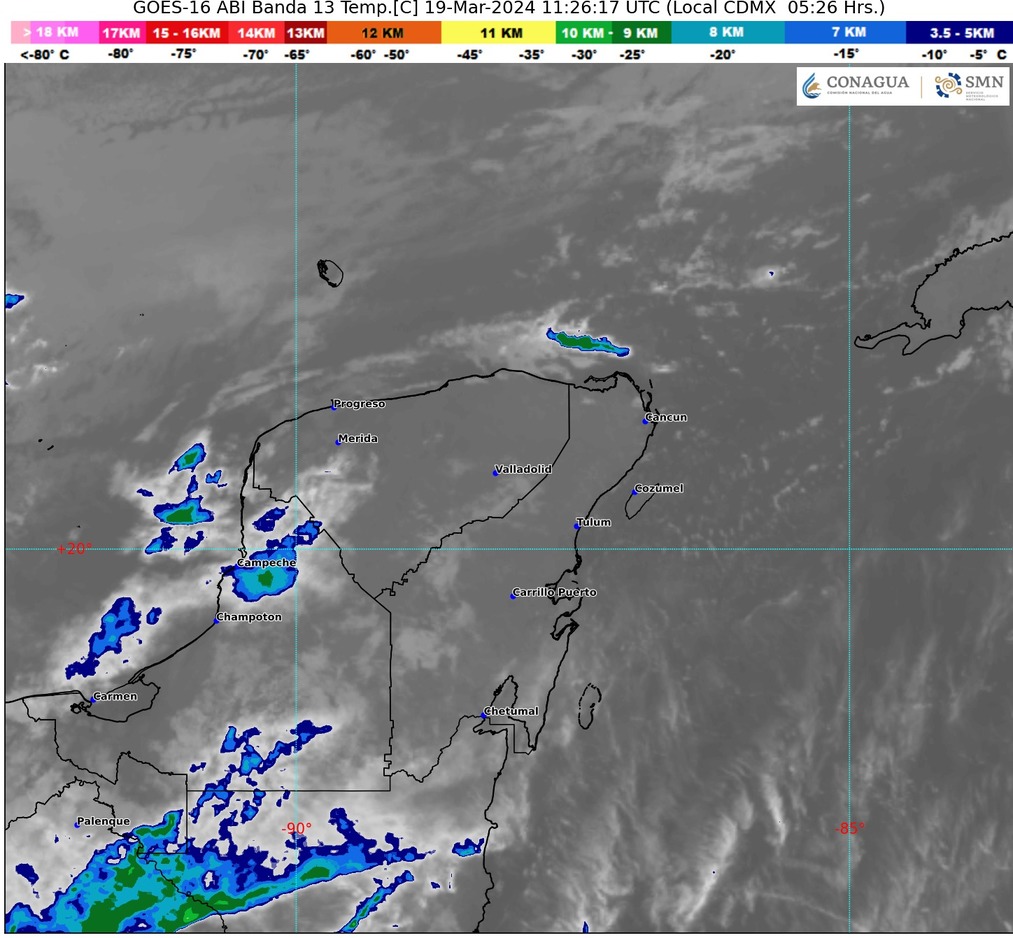 Clima Cancún y Quintana Roo: Evento de norte