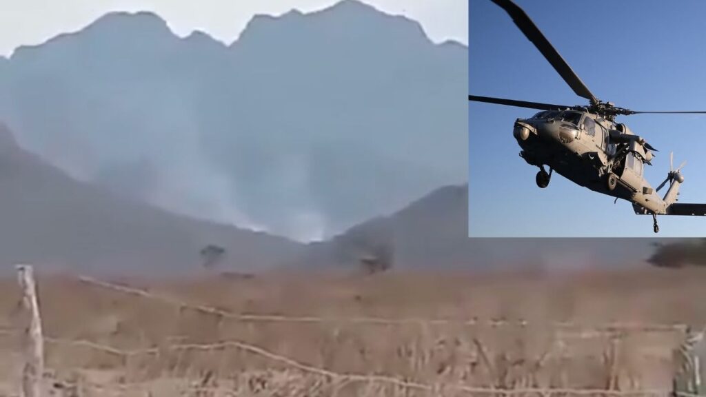 Cae otro helicóptero de la Semar, ahora en Sinaloa