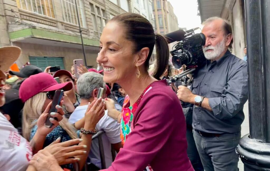 Claudia Sheinbaum arranca campaña rumbo a la presidencia en el Zócalo de la CDMX