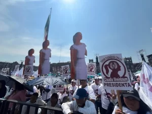 Claudia Sheinbaum arranca campana rumbo a la presidencia en el Zocalo de la CDMX