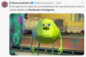 Se cae Facebook e Instagram y desata ola de MEMES