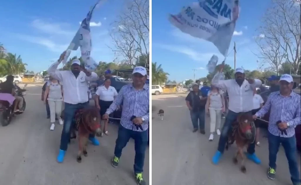 "Por montar un poni" Causa polémica candidato del PAN a diputación en Yucatán