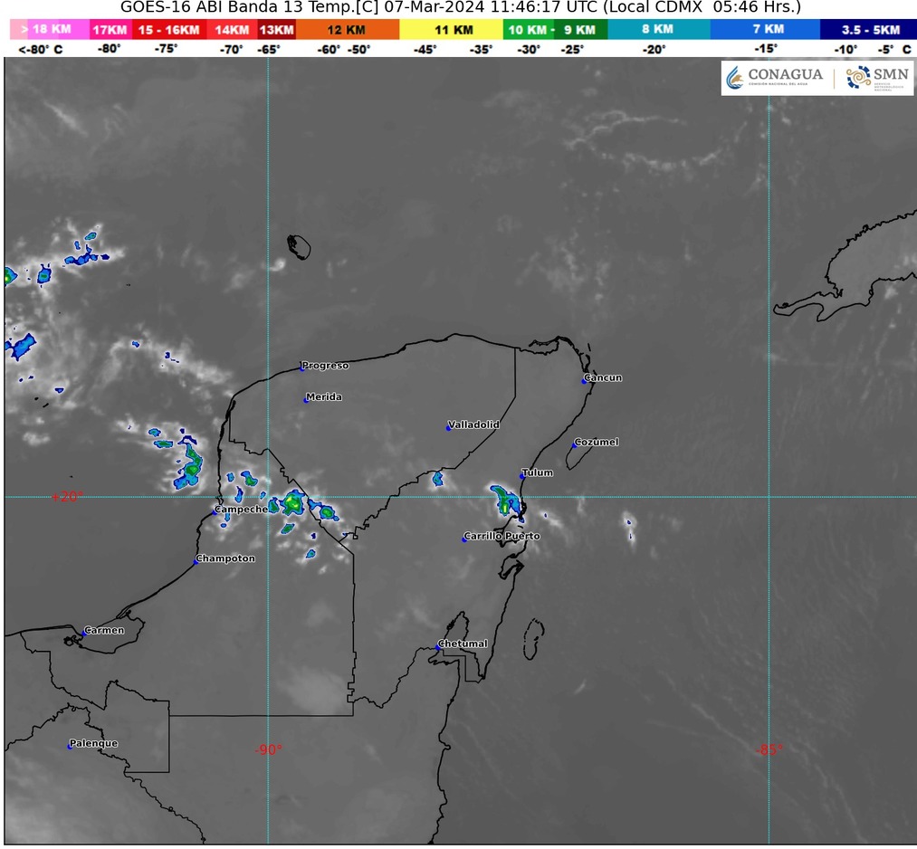 Clima hoy en Cancún y Quintana Roo: Ambiente muy caluroso