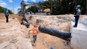 Aguakan advierte posibles cortes de agua en Cancún por avance del Tren Maya