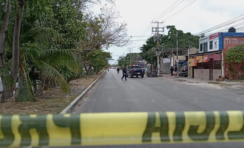 Tiroteo en taller de motos sacude a la región 229 de Cancún