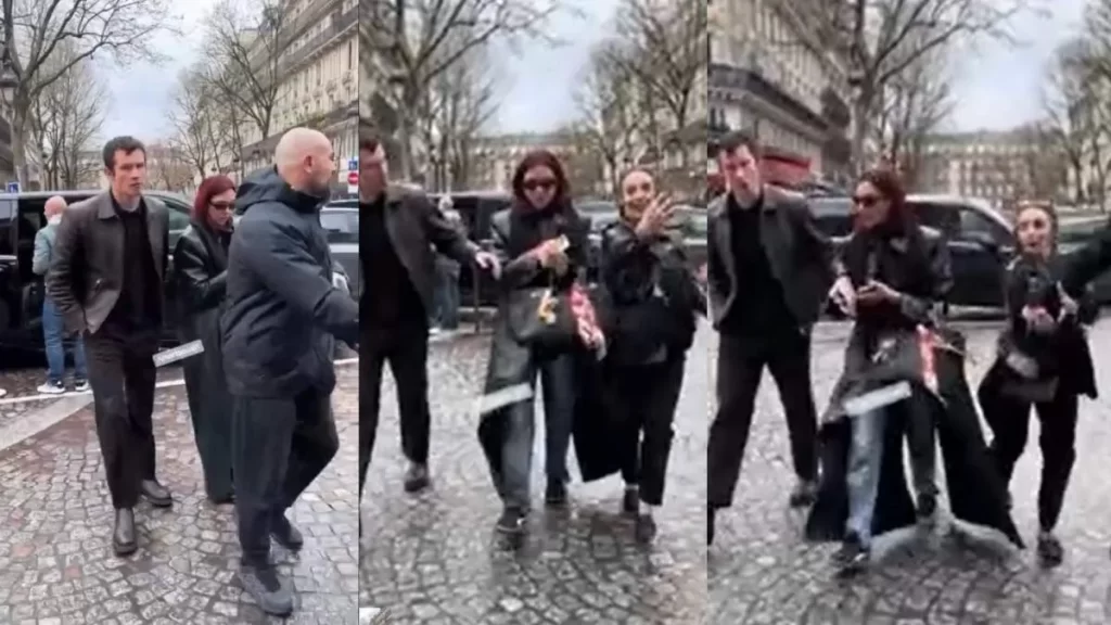 El guardaespaldas de Dua Lipa golpea a una fan en plena calle en París