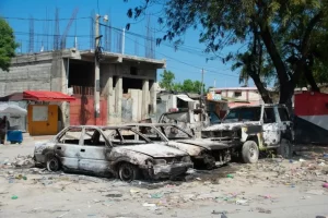 Esto sucede durante la reciente ola de violencia en Haití