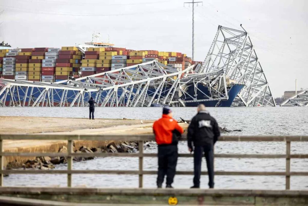 Rescatan a mexicano tras colapso de puente en Baltimore; 2 más están desaparecidos