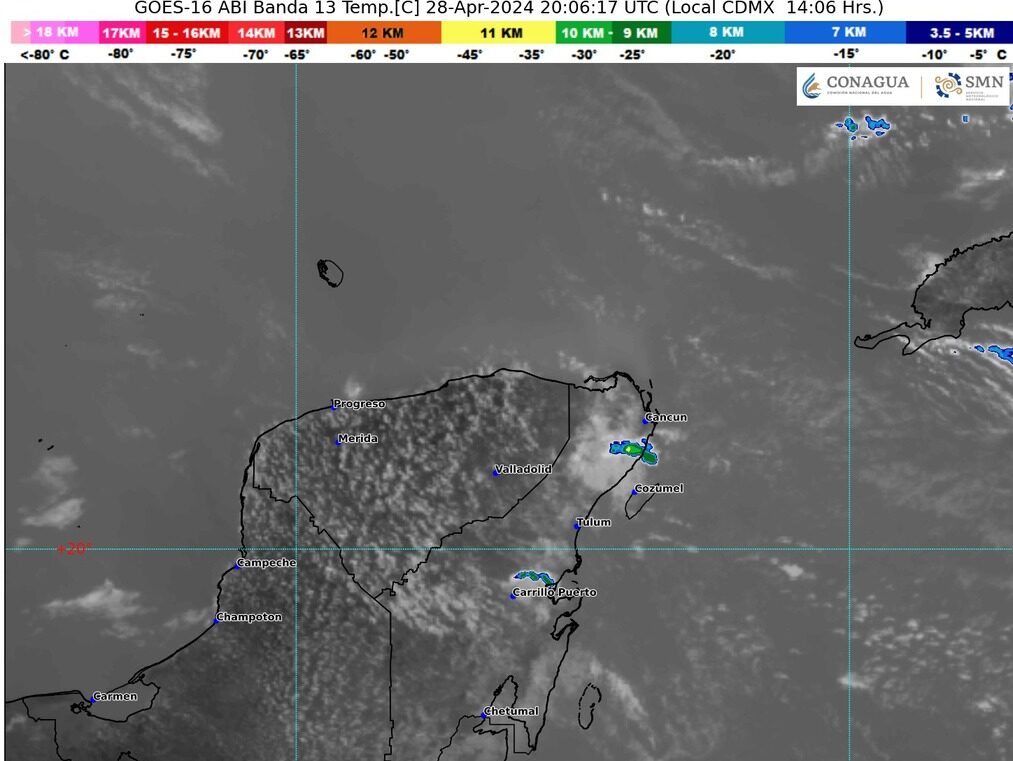 Clima hoy en Cancún y Quintana Roo: Ambiente muy caluroso a extremadamente caluroso