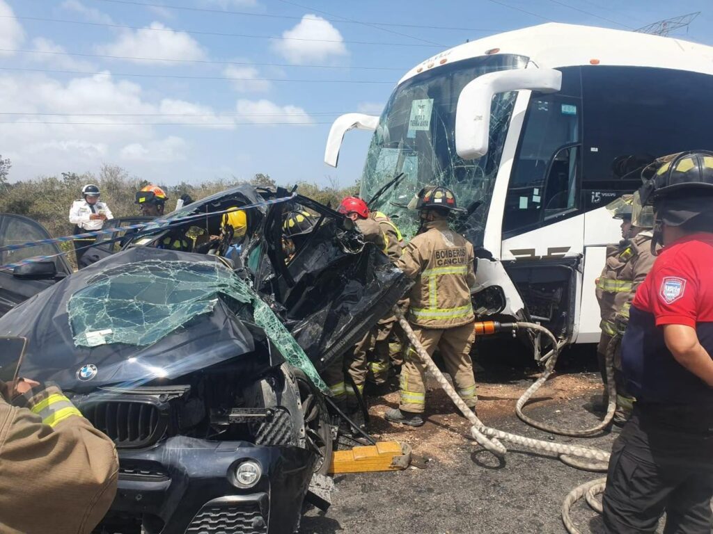 Muere joven tras accidente en prolongación Chac Mool en Cancún