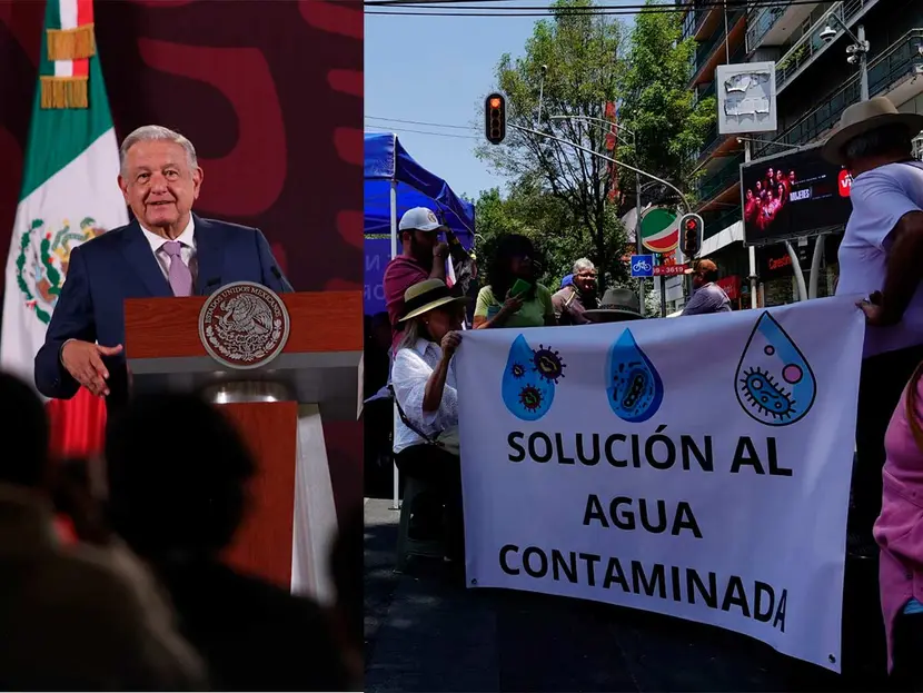 AMLO descarta contaminación de pozo de agua en la CDMX